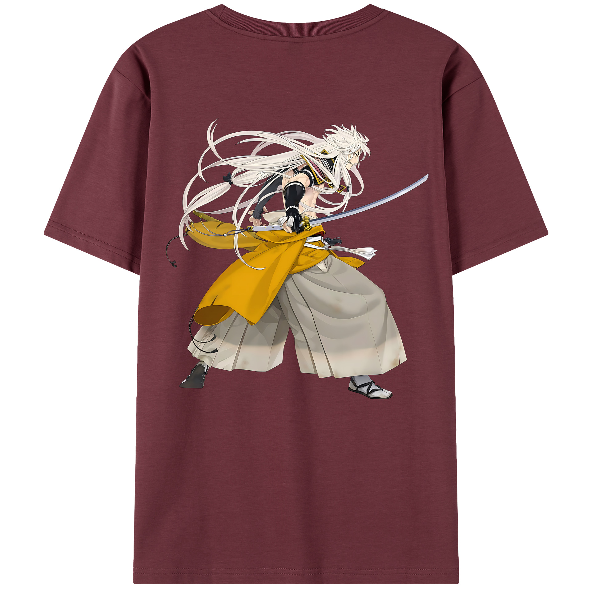 （画像用） 刀剣乱舞 Touken Ranbu 綿100％半袖Tシャツ（背面プリント）